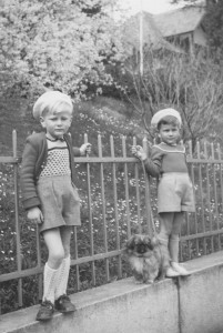 Kinderfotos der Familie